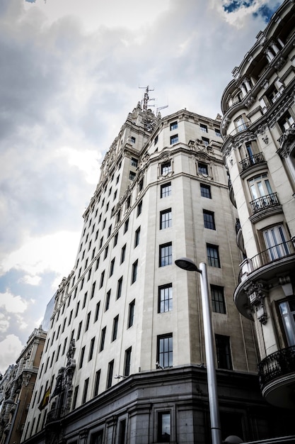 Gran via, Imagem da cidade de Madrid, sua arquitetura característica