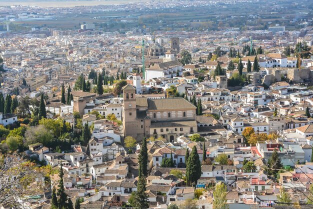 Granada Andalusien Blick auf die Stadt