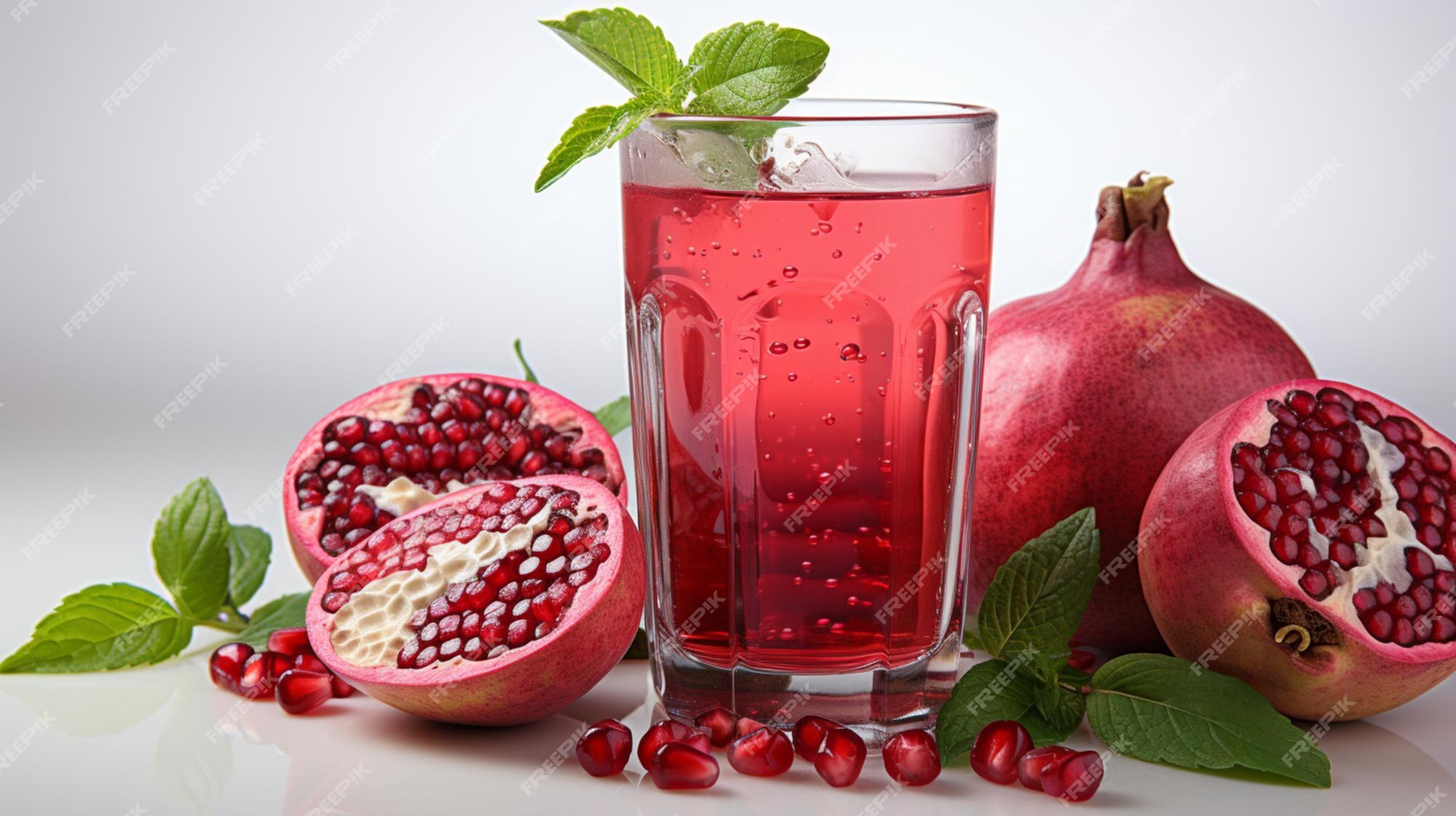 Fruta en un vaso y una cinta para medir el cuerpo.