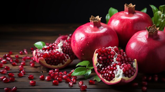 Granadas como naturaleza muerta de Caravaggio