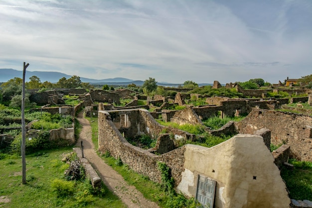 Granadilla verlassenes Dorf in Extremadura Spanien