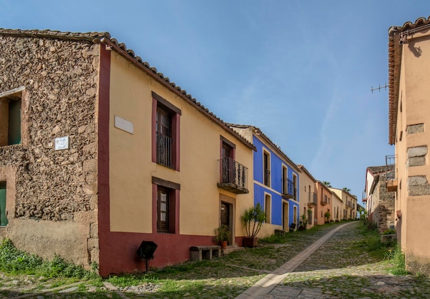 Granadilla verlassenes Dorf in Extremadura Spanien