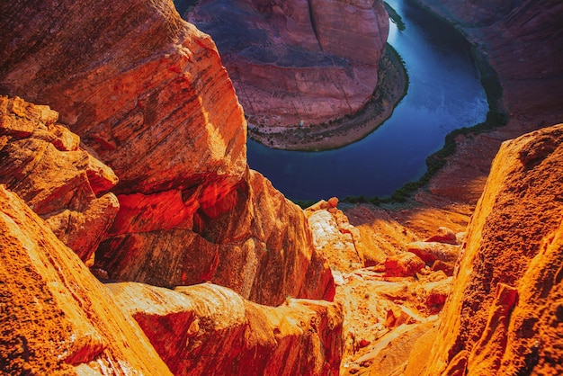 Grand Canyon schöne Aussicht auf Horseshoe Place in Arizona