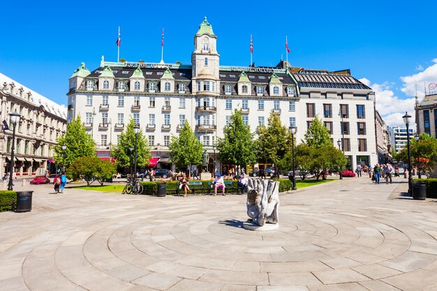 Grand hotel em oslo, noruega.