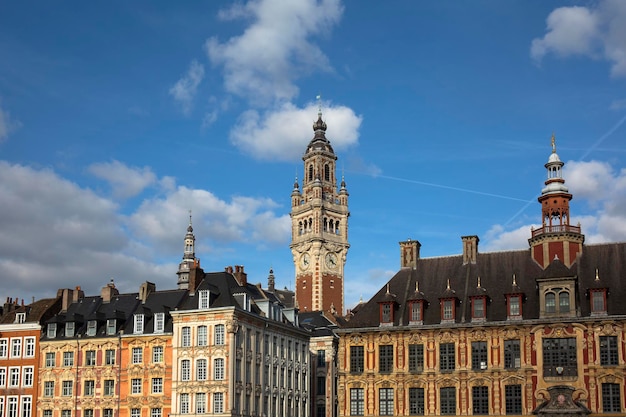 Grand Lille Glockenturmgebäude am zentralen Stadtplatz, La Grand Place