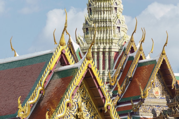 Grand Palace und Wat Phra Keaw Detail, Bangkok, Thailand