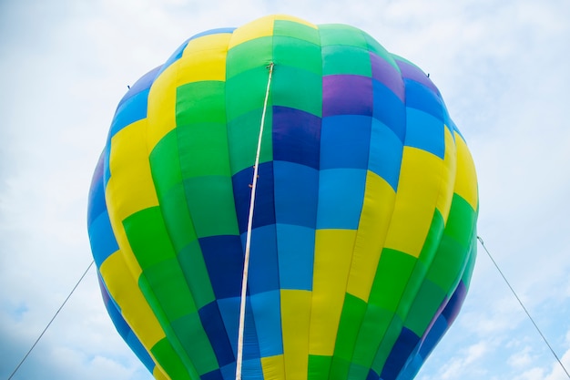 Foto grande balão colorido