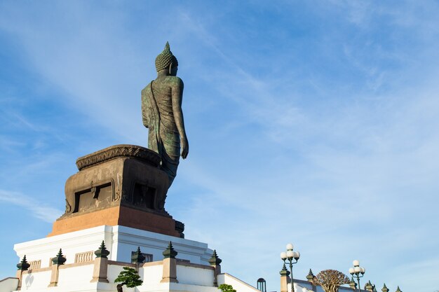 Grande Buda no parque.