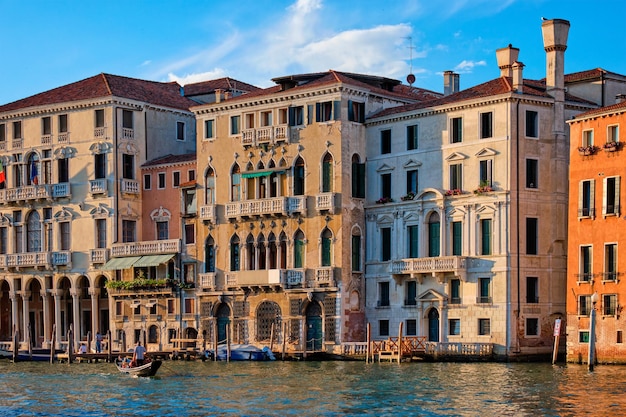 Grande Canal, em Veneza, Itália