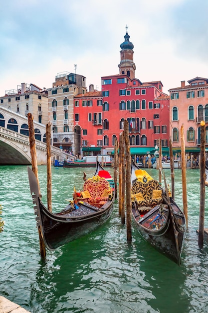 Grande Canal em Veneza Itália