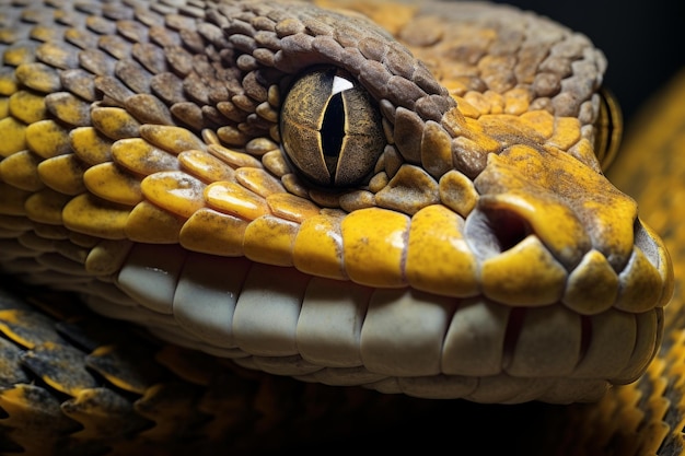 Grande cobra Phyton macro Gerar Ai