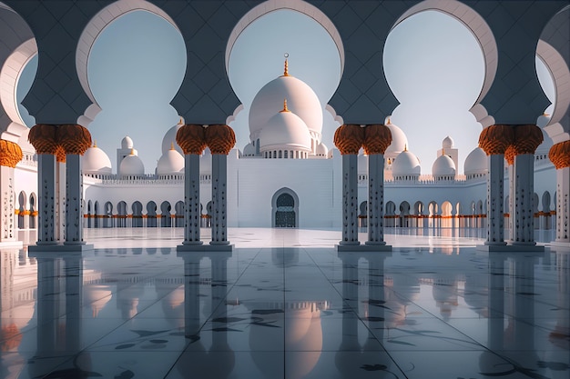 Grande Mesquita de Sheikh Abraham, em Abu Dhabi