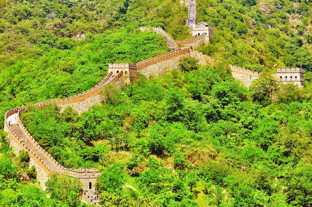 Foto grande muralha da china, seção 