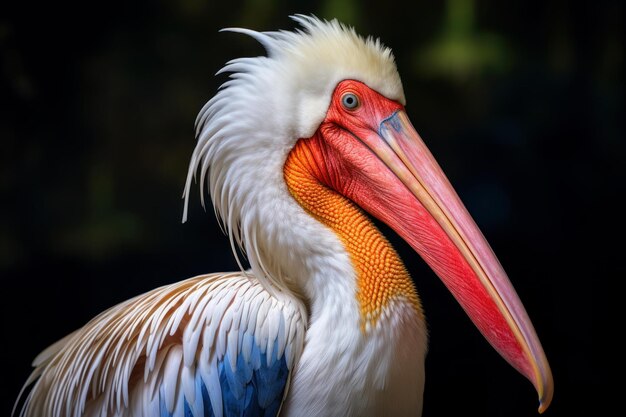 Foto grande pelicano pássaro exótico gerar ai