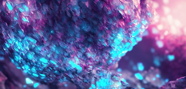 Grandes cristales azules primer plano Cristal Apatita cuarzo topacio aguamarina joyería azul zafiro turmalina diamante 3d ilustración