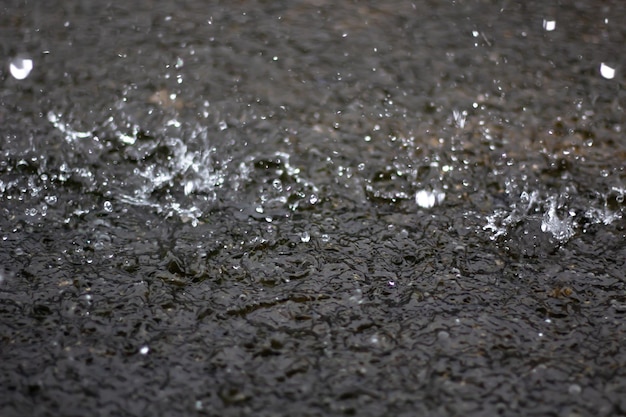 Grandes gotas de lluvia para mojar