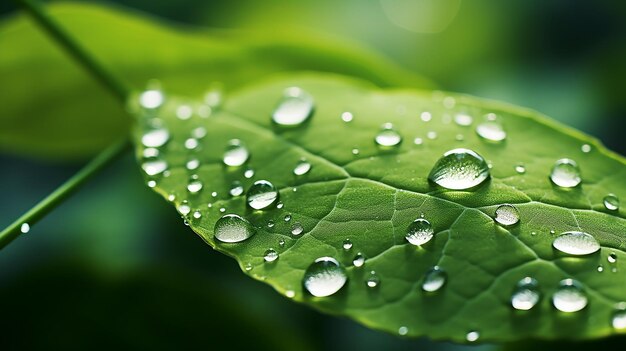 Grandes y hermosas gotas de agua de lluvia transparente en Por favor, especifique el resto de la descripción o