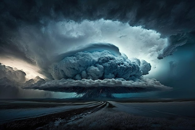 Granizo y fuertes vientos acompañan a las nubes de tormenta supercélulas