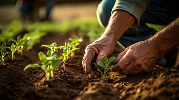 Granja de cultivo de crecimiento de la cosecha