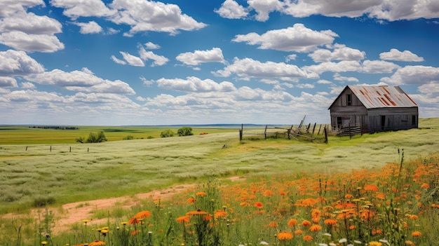 La granja de ganado de Oklahoma