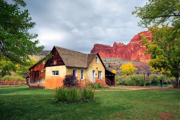 Granja histórica de Gifford en el Parque Nacional Capitol Reef