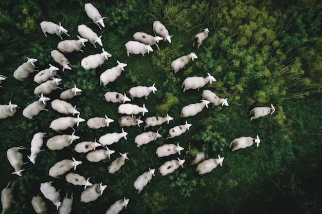 granja de ovejas y fotografía de pelaje estética