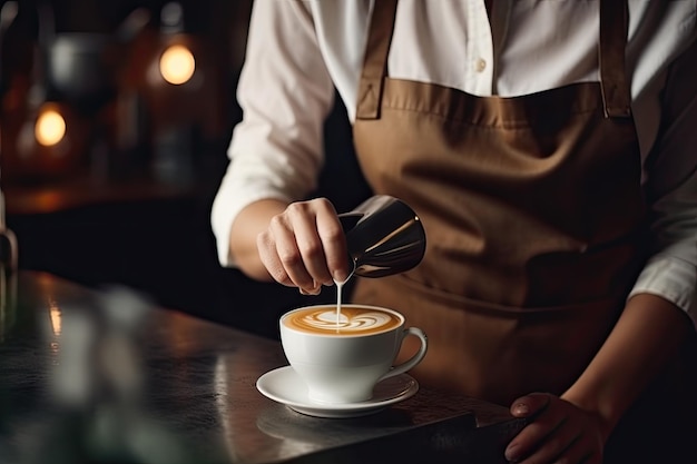 Del grano a la taza Una mirada íntima al hábil arte de una barista en acción