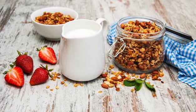 Granola casera al horno