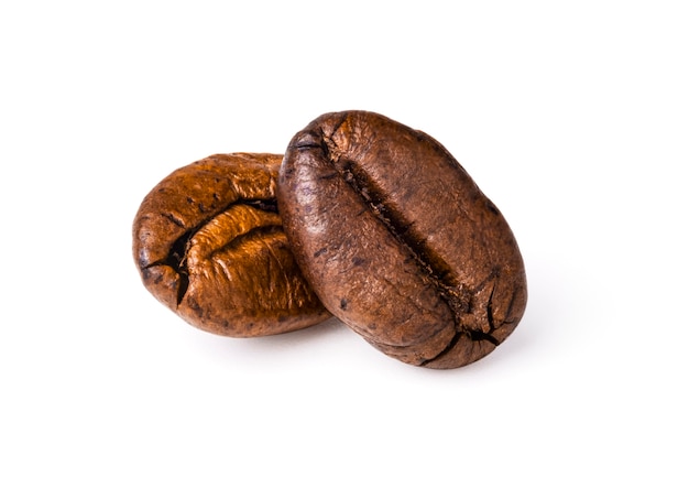 granos de café arábica marrón.