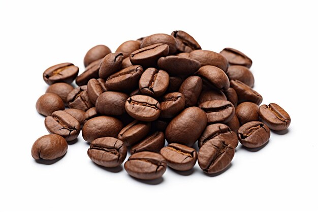 Granos de café arábica recién tostados de alta calidad