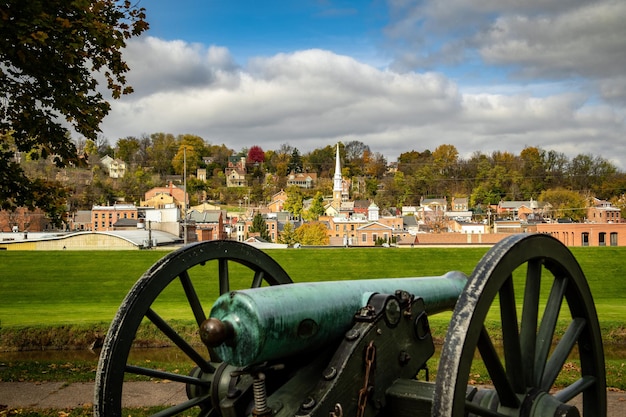 Grant Park in Galena, Illinois, bei Tageslicht