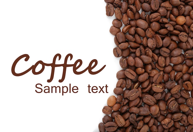 Grãos de café de perto