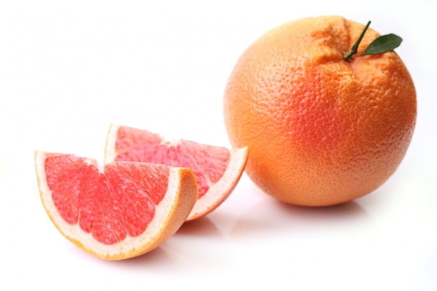 Grapefruit isoliert