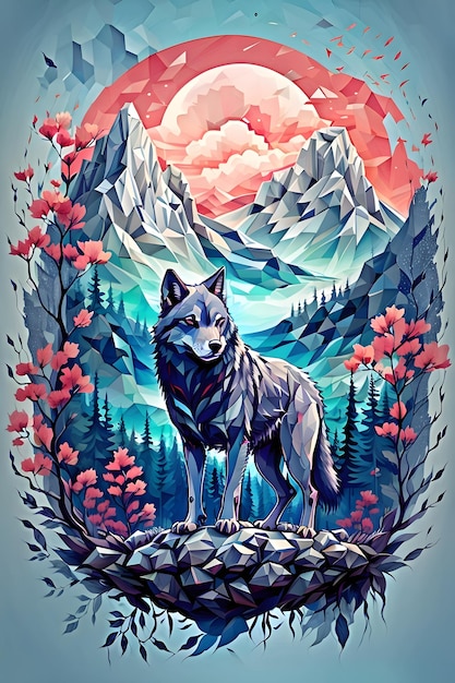 Graphic_design_for_tshirt_A_detailed_illustration_wolf