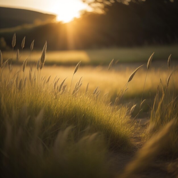 Foto gras-sonnenuntergang