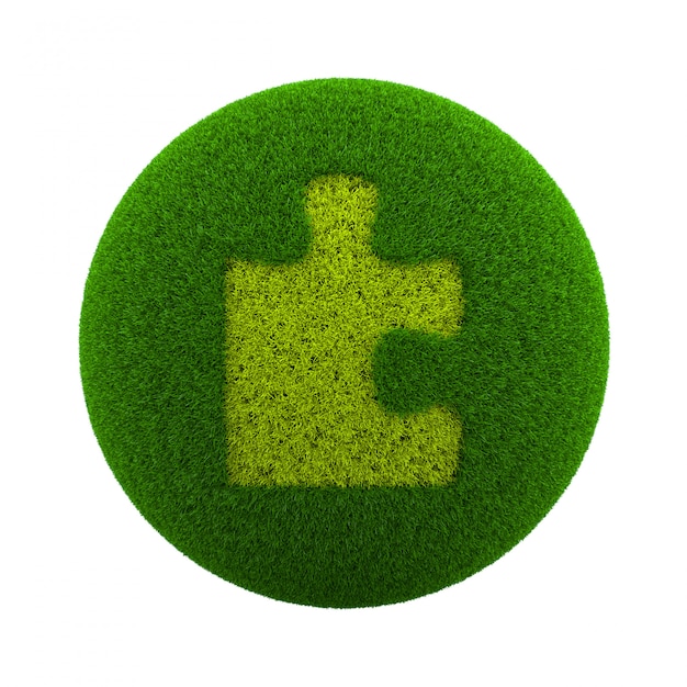 Grass Sphere Puzzle Icon