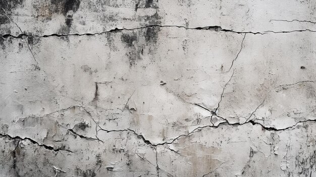 Graue Betonwand Textur Hintergrund Risse kratzen Generative KI