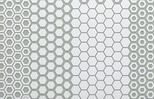 Graue Hexagongraphik für Hintergrund