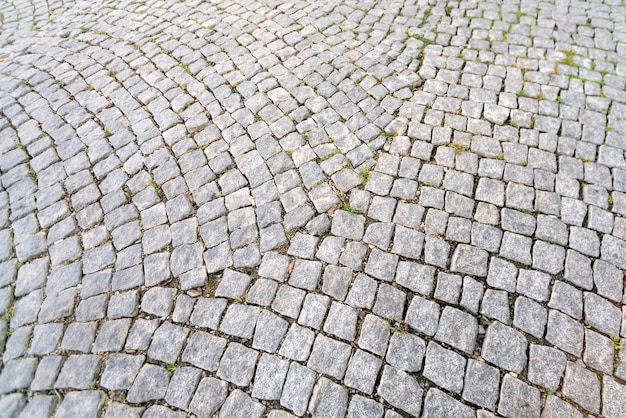 Graue Kopfsteinpflaster-Hintergrundtextur