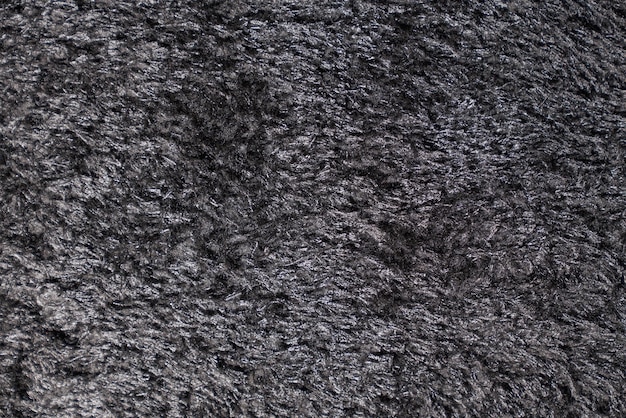 Grauer Wolltextur-Hintergrund, strukturierter Kunstpelzteppich