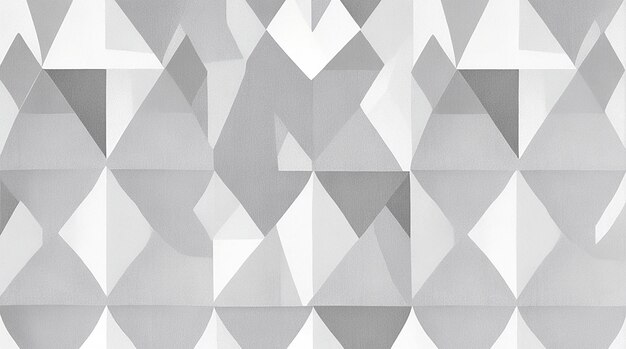 Foto graues dreieck gemustert auf weißem hintergrund