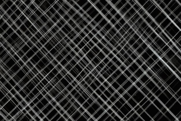 Graues Gitter auf dunklem Hintergrund, abstrakte Hintergrundillustration, generative KI