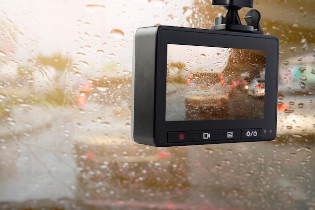 Gravador de vídeo com câmera CCTV de carro para segurança de condução na estrada