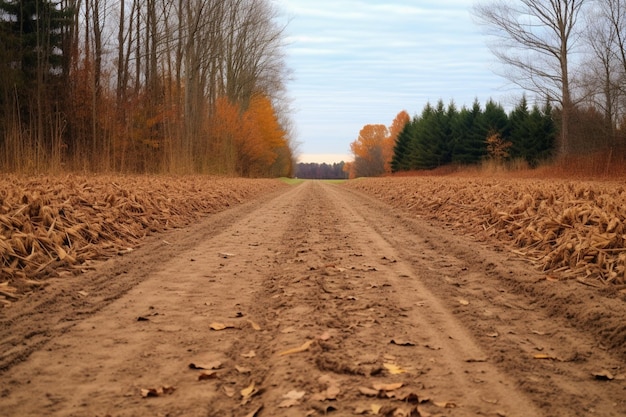 Gravel Groove Dirt Road Fahrradfoto