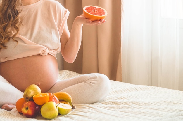 Gravidez e nutrição orgânica saudável. Gravidez e escolha alimentar