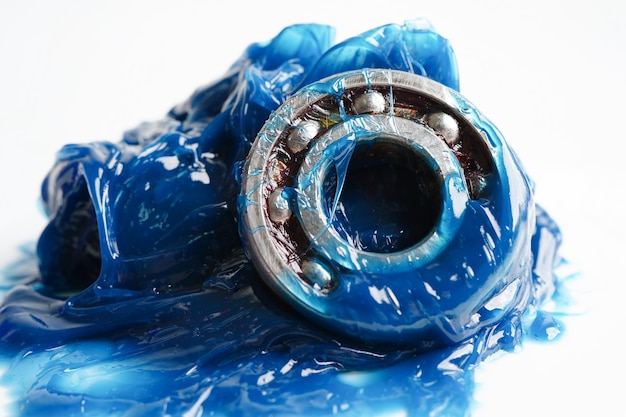 Graxa e rolamento de esferas Graxa sintética de complexo de lítio de qualidade premium azul para altas temperaturas e lubrificação de máquinas para automotivo e industrial