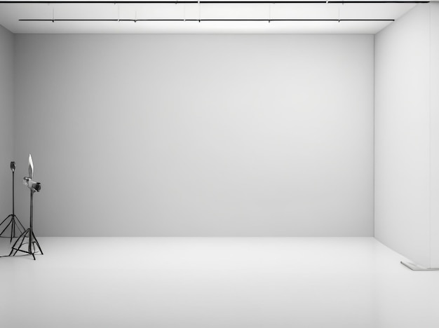 Foto gray empty room studio gradient verwendet für den hintergrund version 6