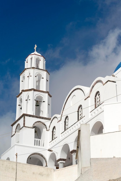 Grecia Las Islas Cícladas Santorini en un día soleado