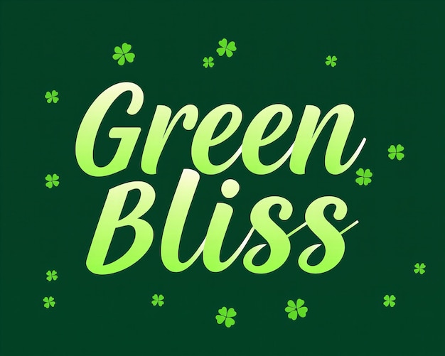 Green Bliss Una celebración del día de San Patricio