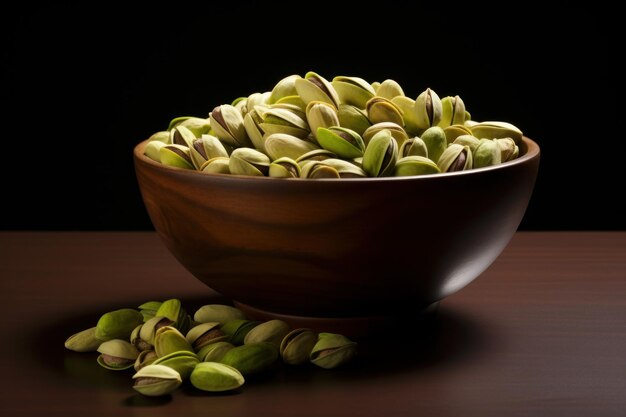 Foto green bowl pistazien natürliches vegetarisches essen generieren sie ai